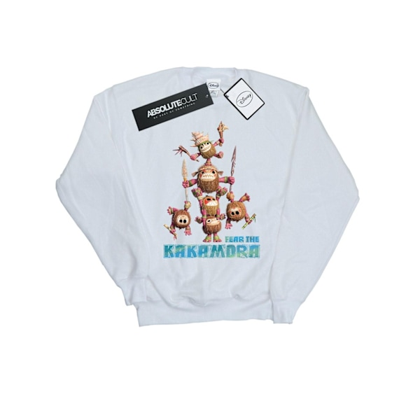 Disney Boys Moana Fear The Kakamora Sweatshirt 7-8 år Vit White 7-8 Years
