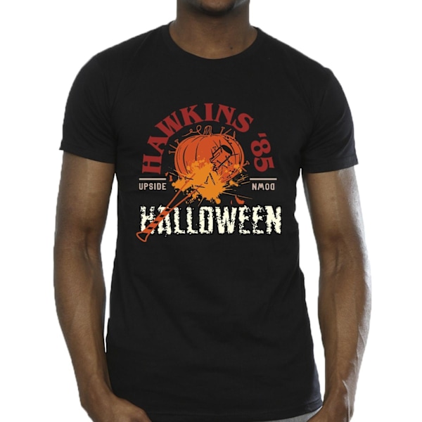 Netflix Stranger Things Hawkins Halloween T-shirt L Svart Black L