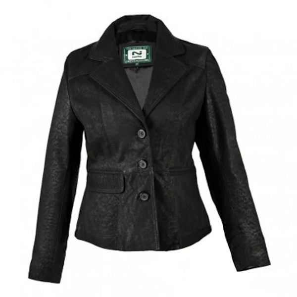 Eastern Counties Läder Dam/Dam Läder Kort Blazer 18 Black 18 UK