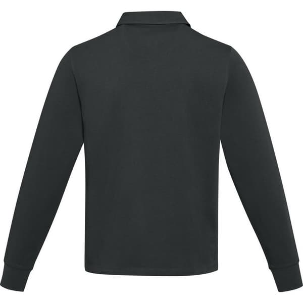 Elevate Unisex Vuxen Clyde Rugby Polotröja i Ekologisk Bomull Solid Black L