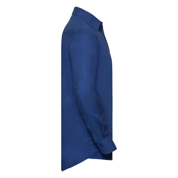 Russell Collection Herrskjorta Långärmad Easy Care Oxford 15in Bright Royal 15inch