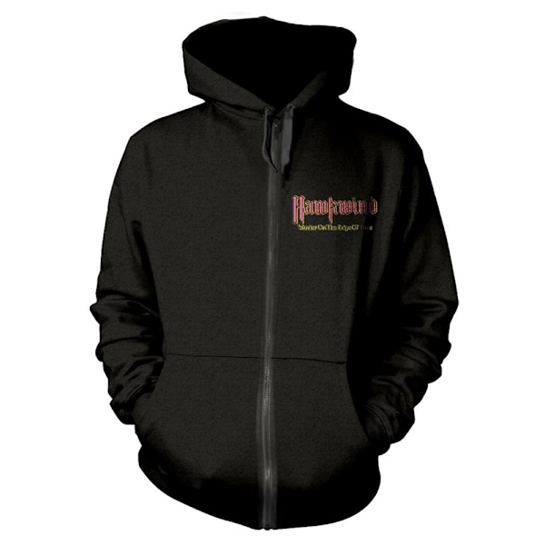 Hawkwind Unisex Vuxen Warrior On The Edge Of Time Full Zip Hood Black S