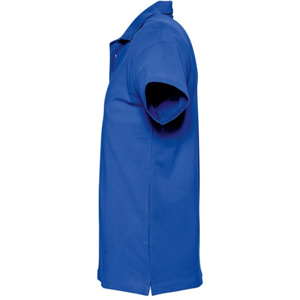 SOLS Herr Spring II Kortärmad Tungvikts Poloskjorta 4XL Roy Royal Blue 4XL
