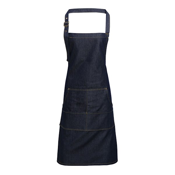 Premier Unisex Vuxen Färger Fickfull Förkläde En Storlek Indigo Indigo Denim One Size