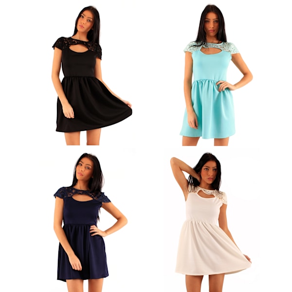 Bulk, Grossist, Partihandel, Utrensning Blandade Kläder (Klänningar, Womens Lace Front Dresses (Set of 1 Box 44