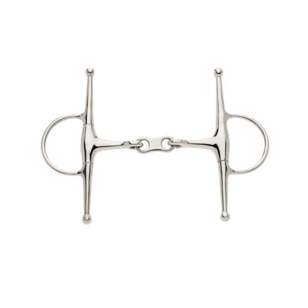 Lorina French Link Full Cheek Snaffle 4.5in Silver Silver 4.5in