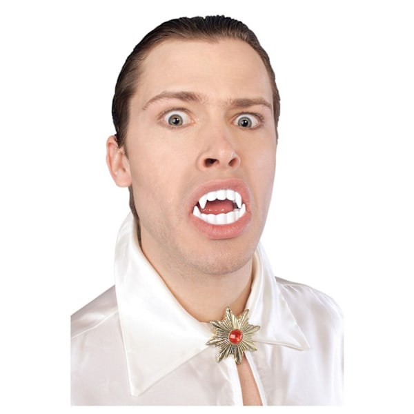 Bristol Novelty Vampyr Kostym En Storlek Vit White One Size