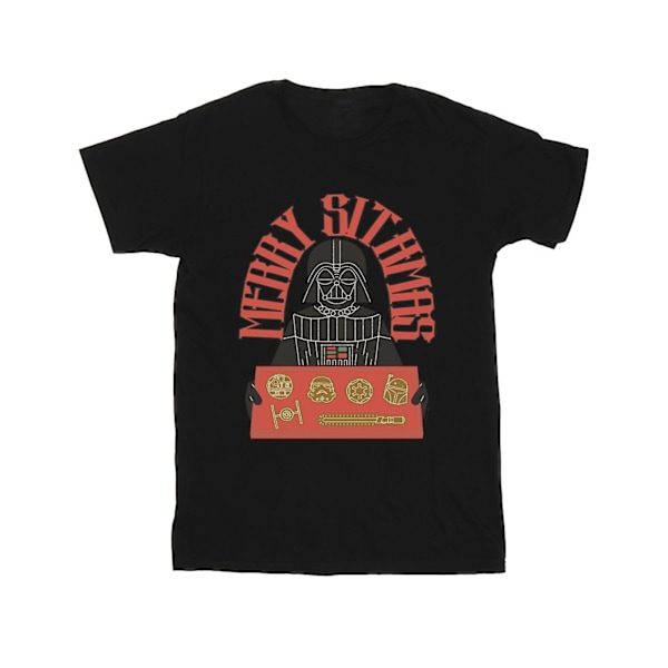 Star Wars Boys Episode IV: A New Hope Merry Sithmas T-shirt 7-8 Black 7-8 Years