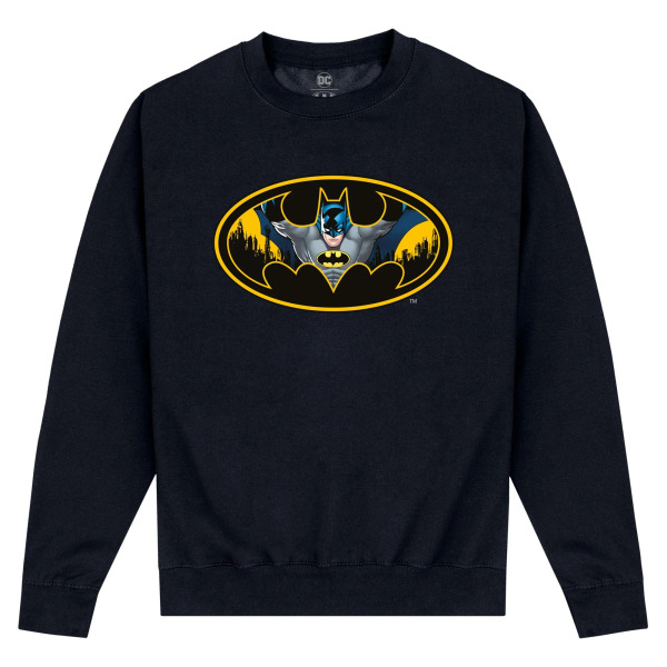 Batman Unisex Vuxen Gotham Sweatshirt XL Svart Black XL