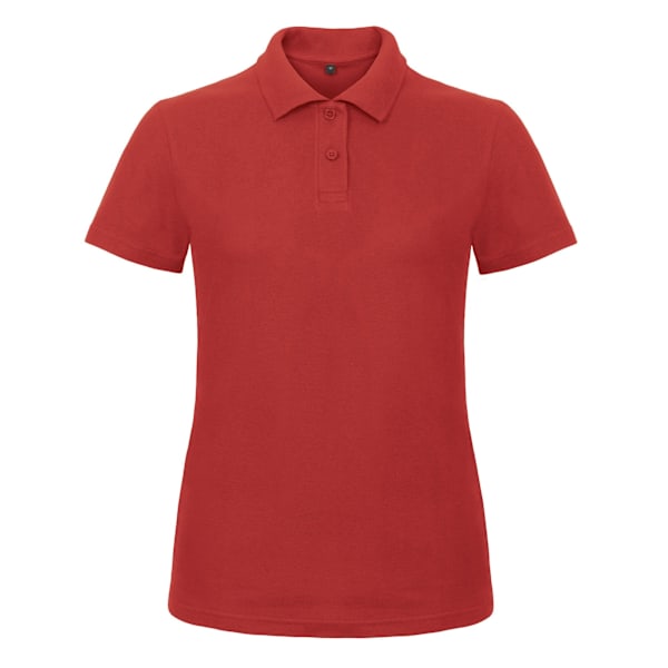 B&C Dam/Damer ID.001 Piqué Poloskjorta XXL Röd Red XXL