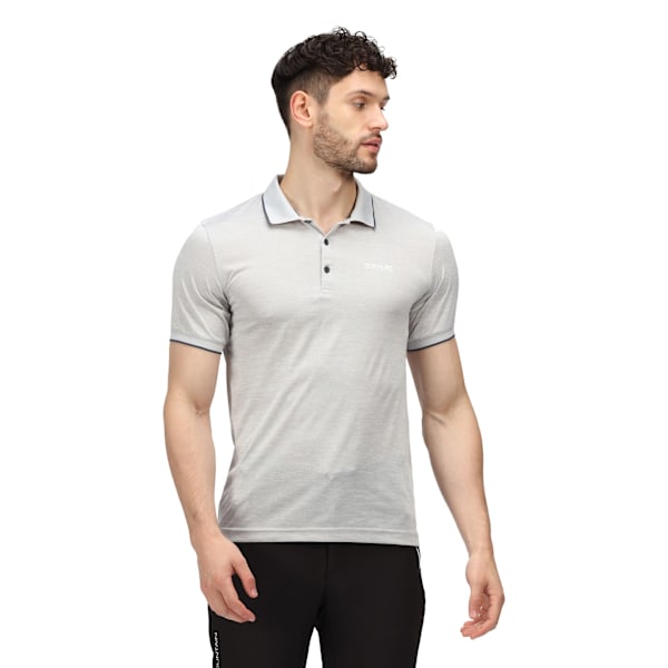 Regatta Remex II Pikétröja för män 4XL Silvergrå Silver Grey 4XL