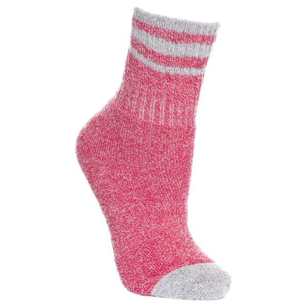 Trespass Barn/Barn Vic Anti-Blister Boot Socks 12 Barn UK Raspberry Marl 12 Child UK - 3 UK