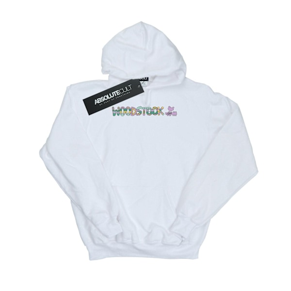 Woodstock Boys Aztec Logo Hoodie 5-6 år Vit White 5-6 Years