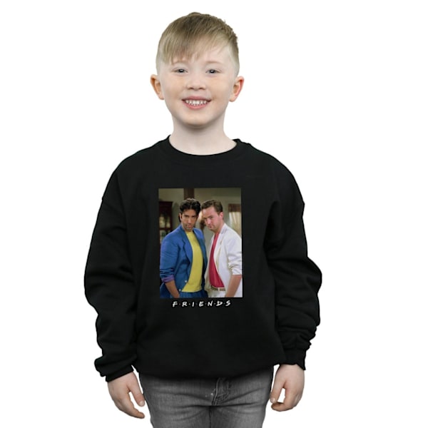 Friends Boys Ross And Chandler College Sweatshirt 5-6 År Svart Black 5-6 Years