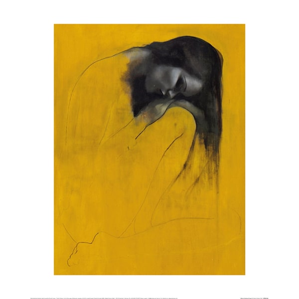 Patrick Palmer Where Nobody Knows inramad affisch 40cm x 50cm gul Yellow/Black 40cm x 50cm