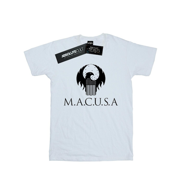 Fantastiska vidunder Mäns MACUSA logotyp T-shirt 3XL Vit White 3XL
