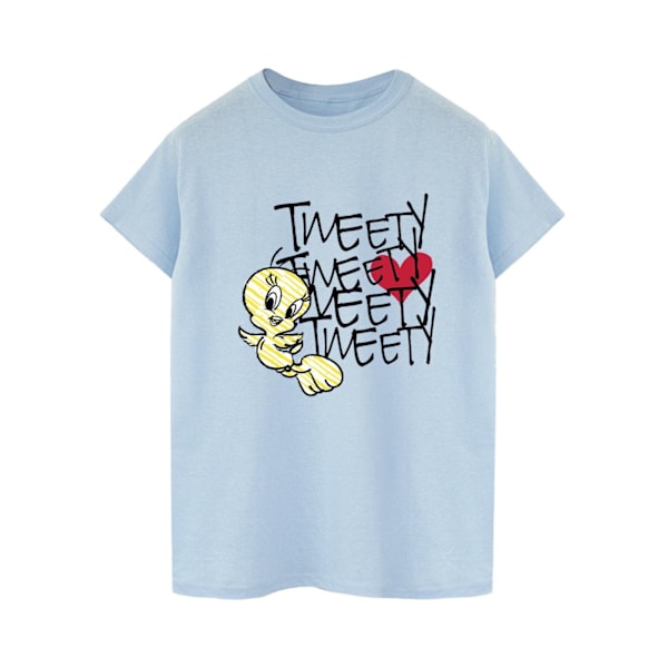 Looney Tunes Tweety Love Heart T-shirt XL Baby Blue för män Baby Blue XL
