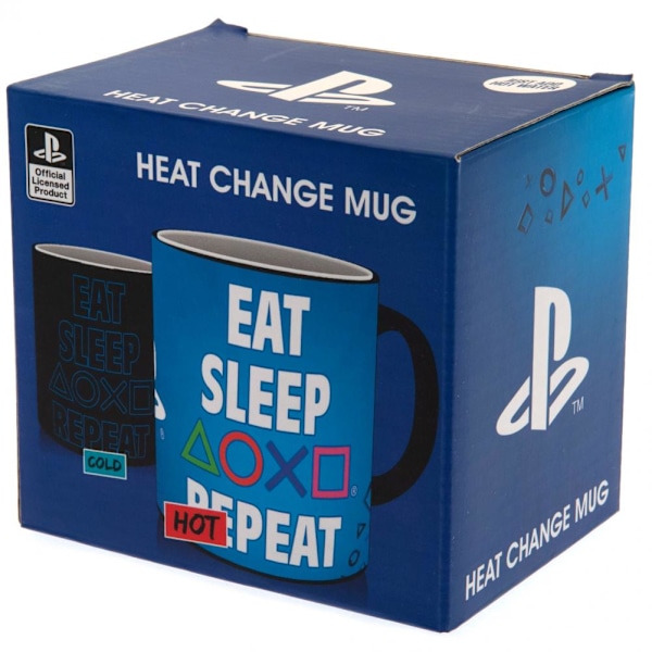 Playstation Värmeförändrande Mugg Repeat En Storlek Flerfärgad Multi-colour One Size