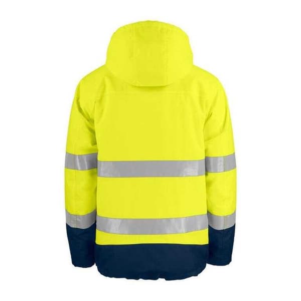 Projob Herr Prio 6441 Vadderad Varseljacka S Gul Yellow/Navy S
