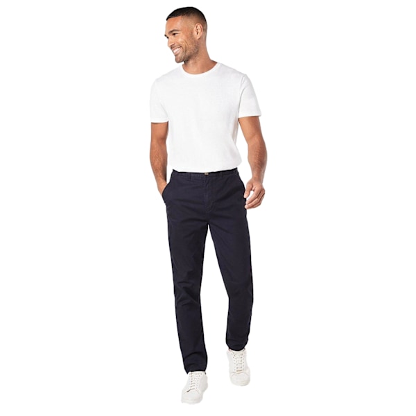 Maine Herr Slim Chinos 36R Marinblå Navy 36R