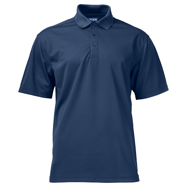 Projob Herr Pique Polotröja 4XL Marinblå Navy 4XL