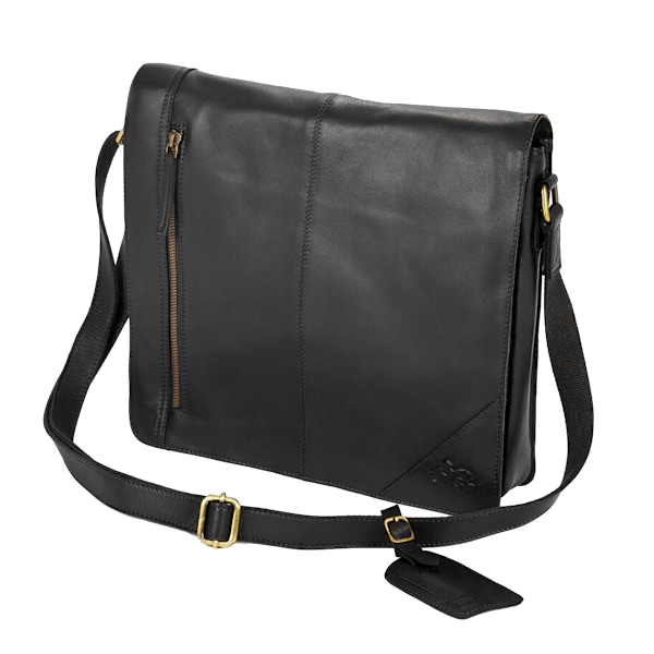 Eastern Counties Läder Stor Messenger Bag En storlek Svart Black One size