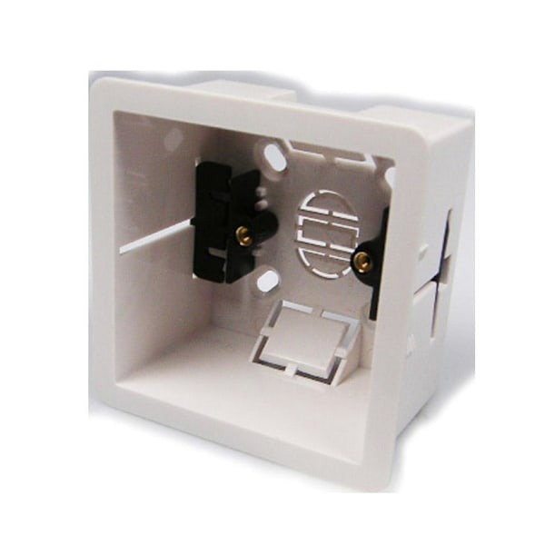 Dencon 1-vägs torrgipsdosa 47 mm vit White 47mm