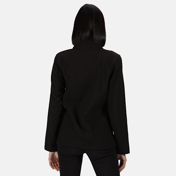 Regatta Womens/Ladies Ablaze Printable Soft Shell Jacket 12 UK Black/Classic Red 12 UK