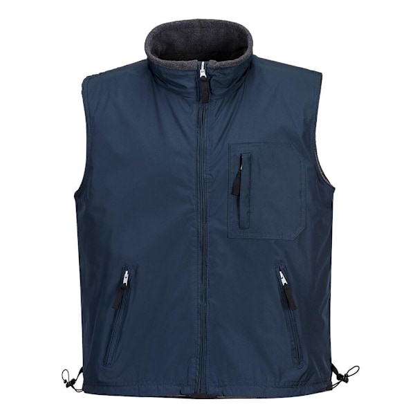 Portwest Herr Reversible Body Warmer 4XL Marinblå Navy 4XL