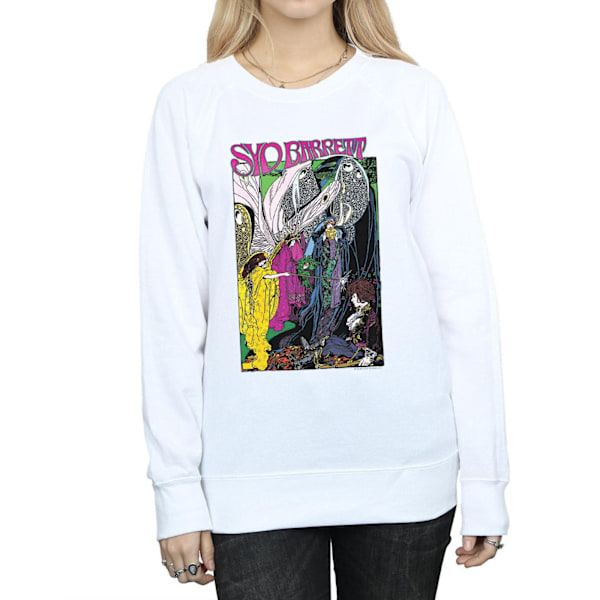 Syd Barrett Dam/Kvinnor Fairies Poster Sweatshirt M Vit White M