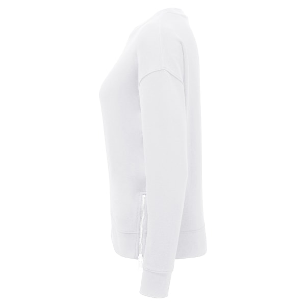 TriDri Dam/Dam Återvunnen Sweatshirt med dragkedja 4XL Vit White 4XL