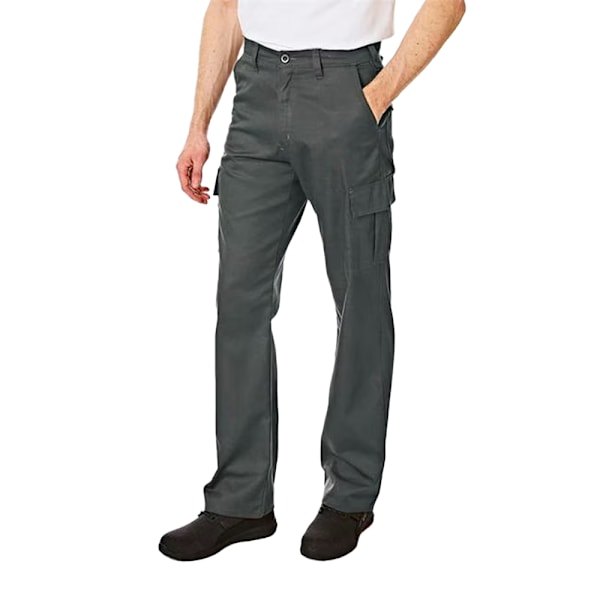 Lee Cooper Herr Plain Cargobyxor 32L Grå Grey 32L