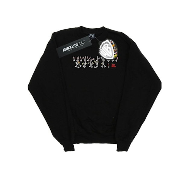 Looney Tunes Dam/Damer Bugs Bunny Färgkod Sweatshirt XX Black XXL