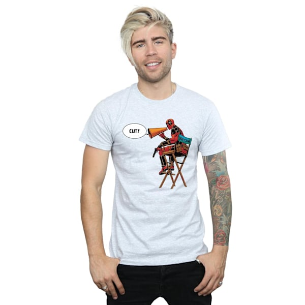 Marvel Deadpool regissörsstol T-shirt L Sports Grey Sports Grey L