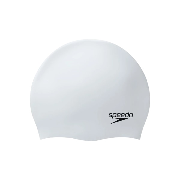 Speedo Unisex Cap i Silikon för vuxna One Size Whit White One Size