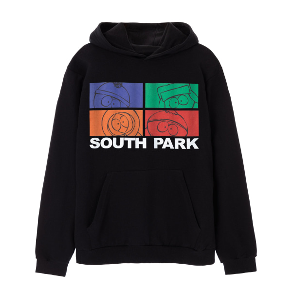 South Park Herr Color Block Hoodie XXL Svart Black XXL