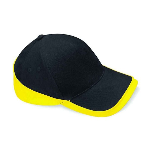 Beechfield Teamwear Competition Cap One Size Svart/Gul Black/Yellow One Size