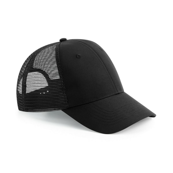 Beechfield Återvunnen Snapback Cap One Size Svart Black One Size