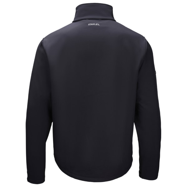Stanley Mens Teton Soft Shell Jacket XL med dubbel dragkedja Black XL