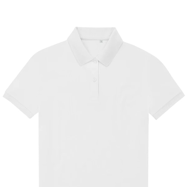 B&C Dam/Damer My Eco Polo Shirt 10 UK Vit White 10 UK