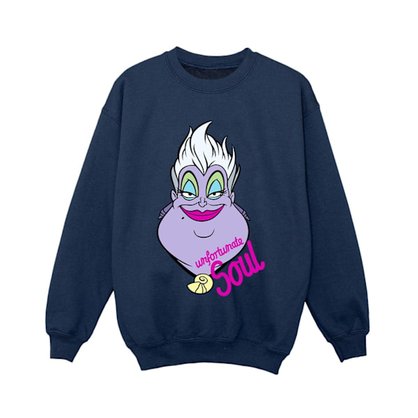 Disney Boys Villains Ursula Unfortunate Soul Sweatshirt 12-13 år Navy Blue 12-13 Years