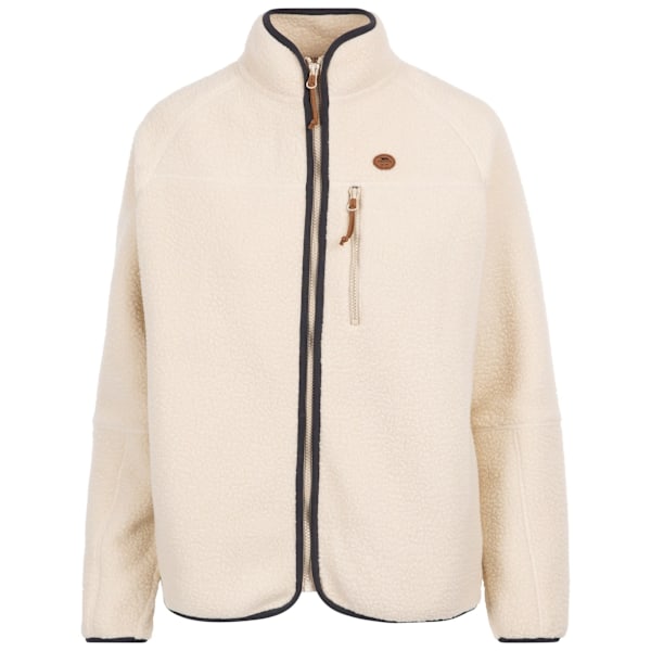 Trespass Womens/Ladies Quake Läder Trim Fleece Jacka L Ghost Ghost L