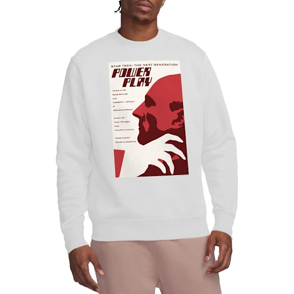 Star Trek Unisex Vuxen The Next Generation Säsong 5 Avsnitt 15 White L