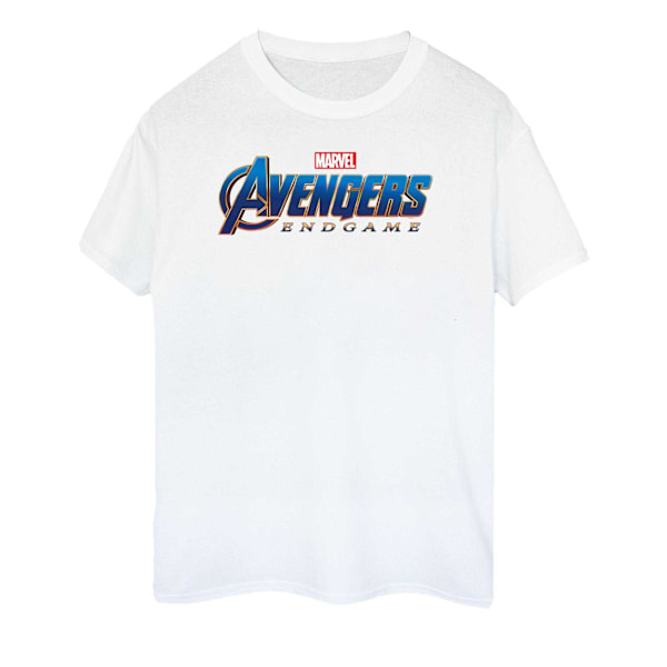 Avengers Endgame Herr Logo Bomulls T-shirt S Vit White S