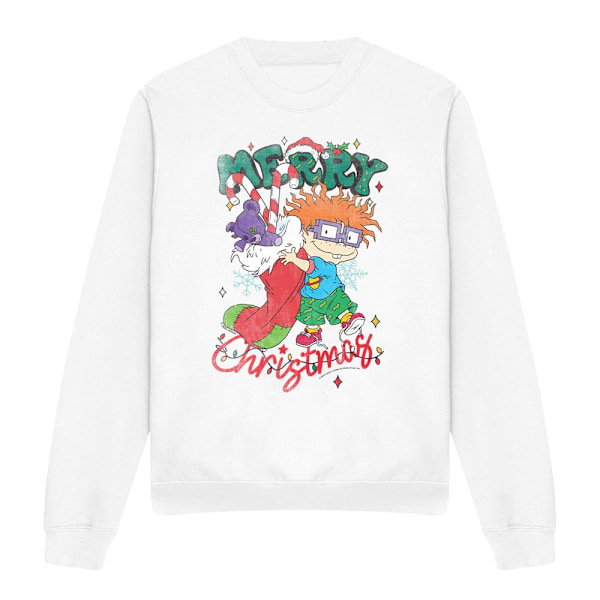 Rugrats Unisex Vuxen Chucky Julstrumpa Sweatshirt XL Wh White XL