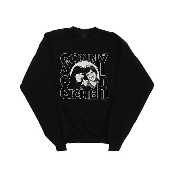 Sonny & Cher Flickor Cirkel Foto Sweatshirt 7-8 År Svart Black 7-8 Years