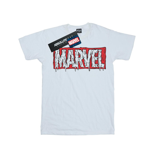 Marvel Drip Logo T-shirt 5XL Vit White 5XL