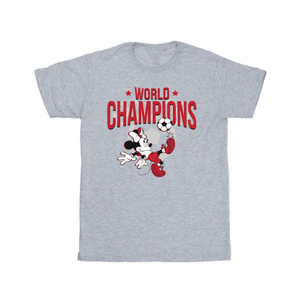 Disney herr Minnie Mouse World Champions T-shirt XL Sports Grey Sports Grey XL