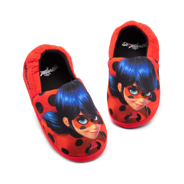 Miraculous flickor tofflor 1 UK röd Red 1 UK