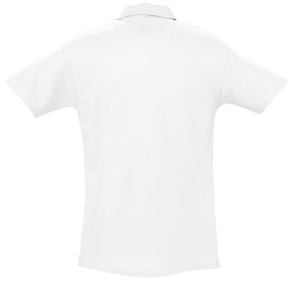 SOLS Herr Spring II Kortärmad Tungvikts Poloskjorta 4XL Vit White 4XL